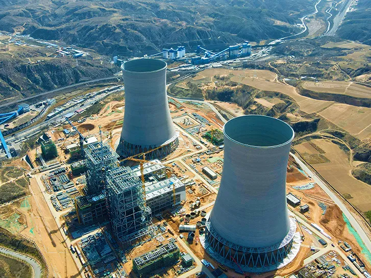 انهوى هوايبي بينغشان محطة توليد الكهرباء