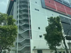 درابزين الدرج لبناء مصنع سنغافورة